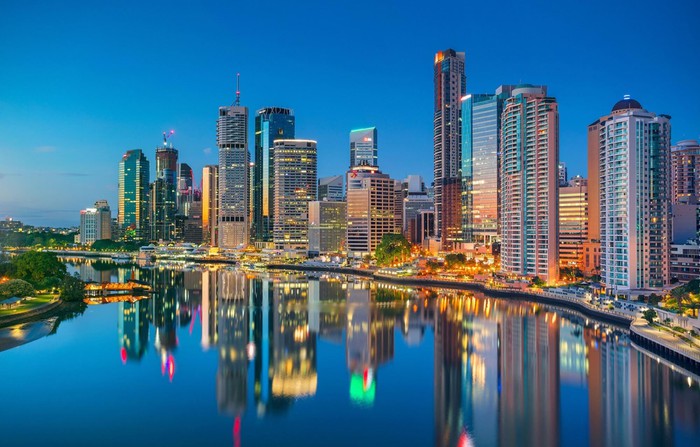 Thành phố Brisbane bang Queensland tuyệt đẹp.