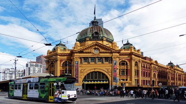 Vẻ đẹp lộng lẫy của nhà ga Flinders ở Melbourne